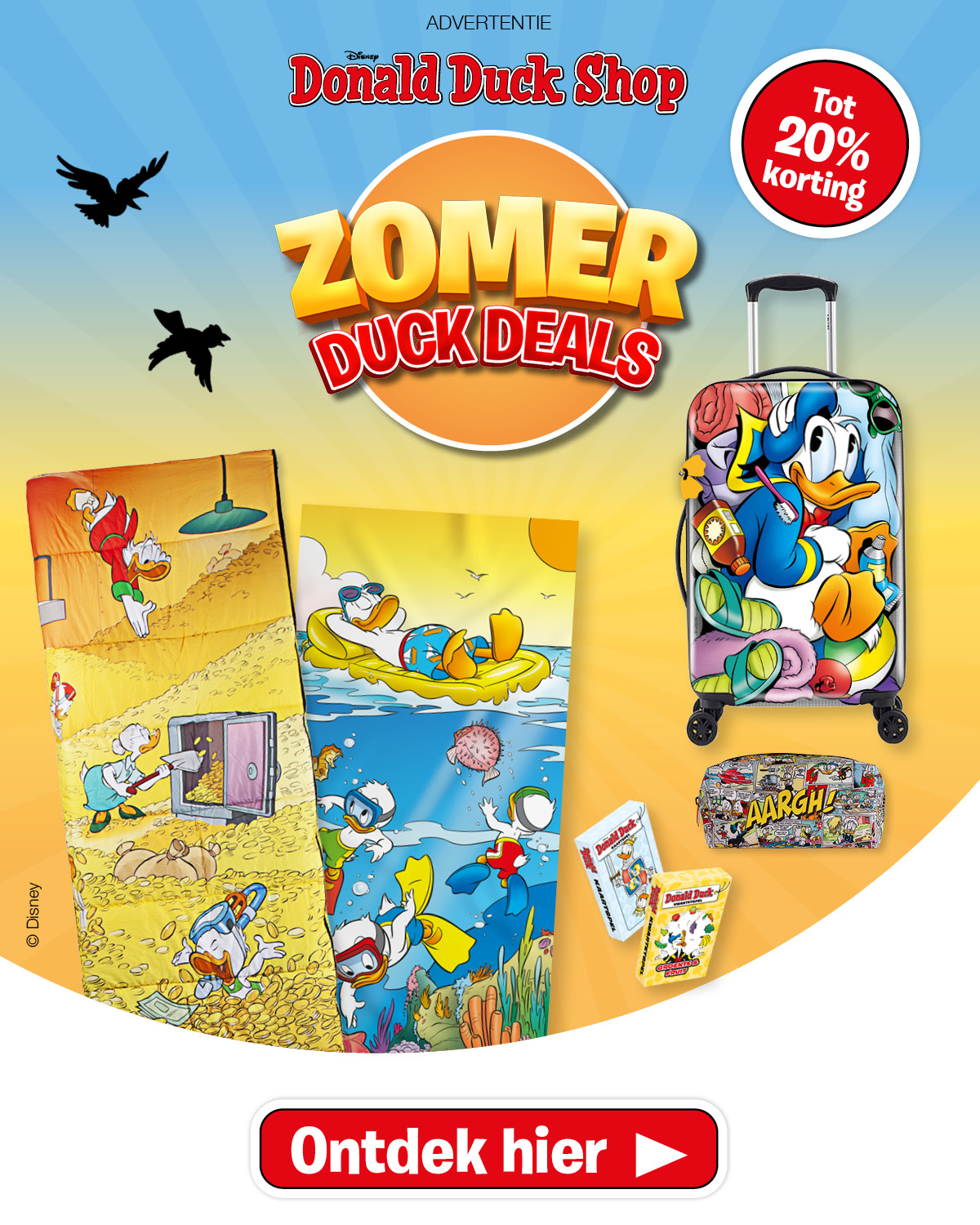 Vier de zomer met Donald Duck!