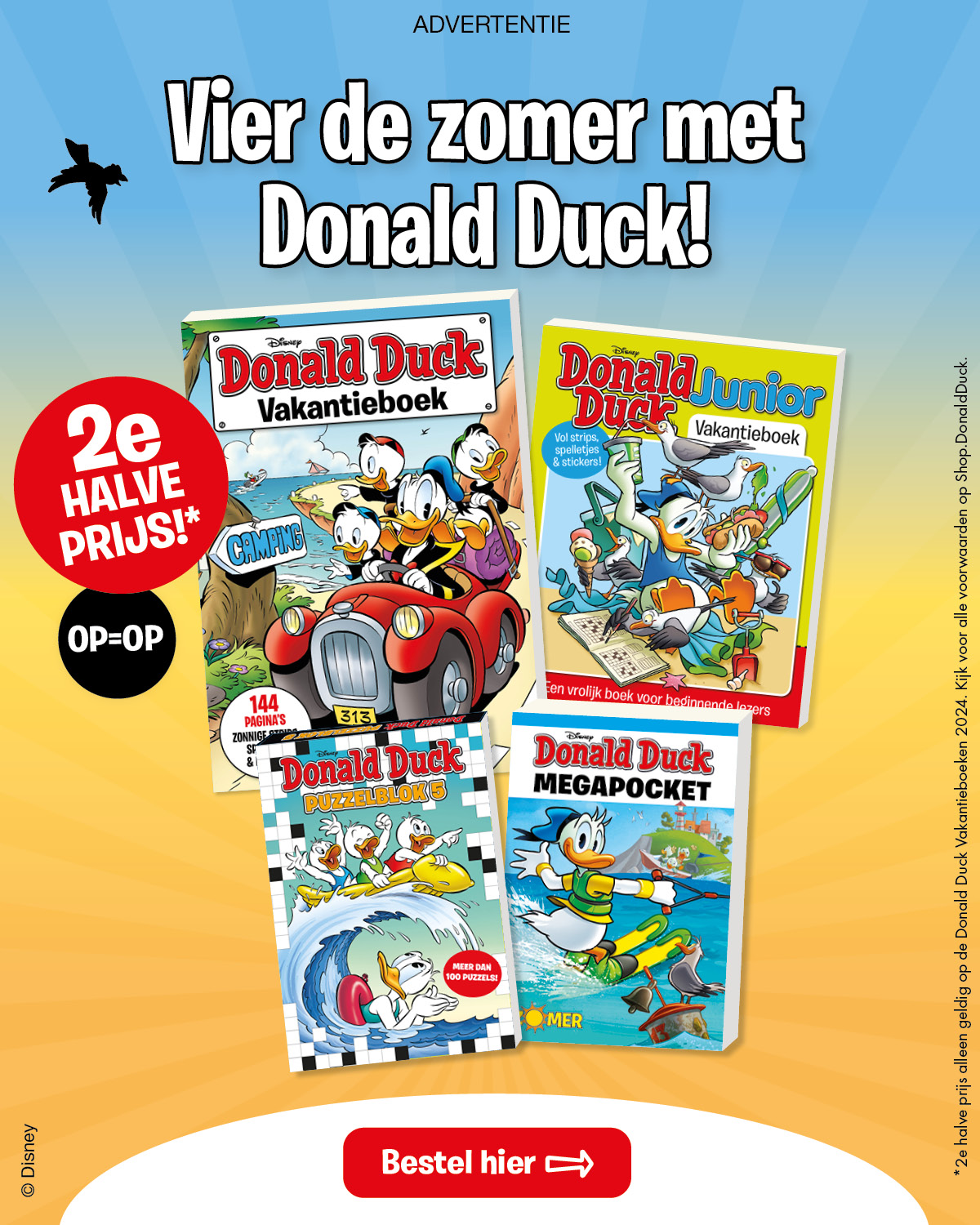 Vier de zomer met Donald Duck!