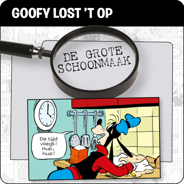 Goofy lost 't op