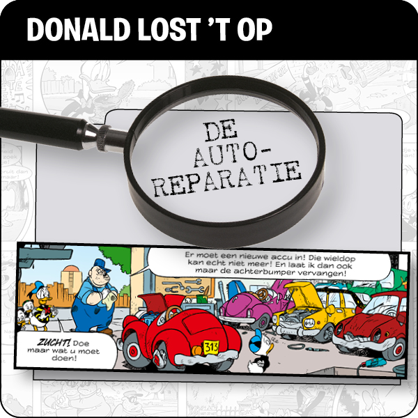 Donald lost 't op