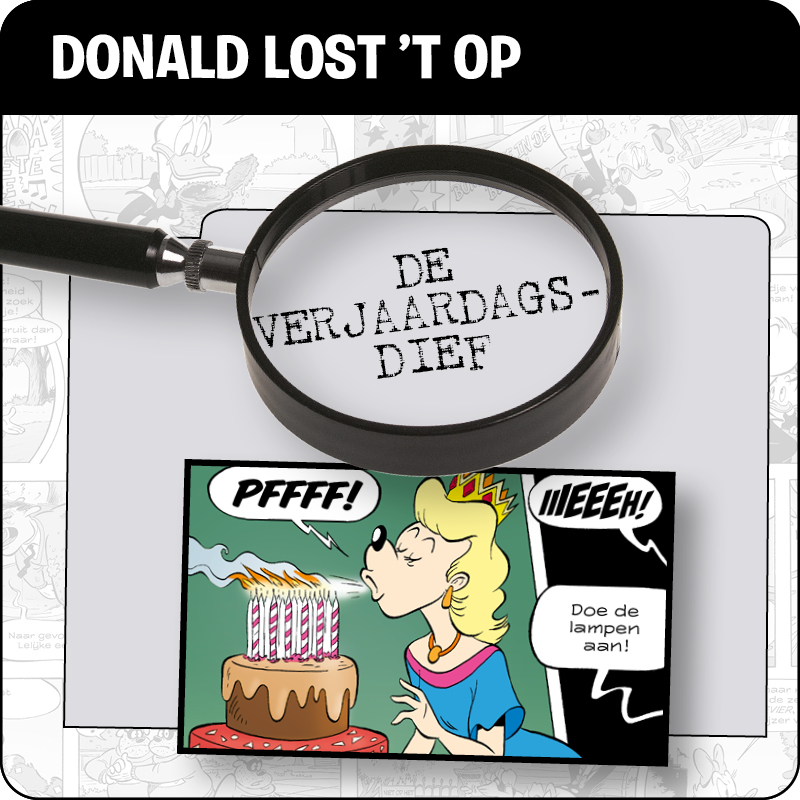 Donald lost 't op