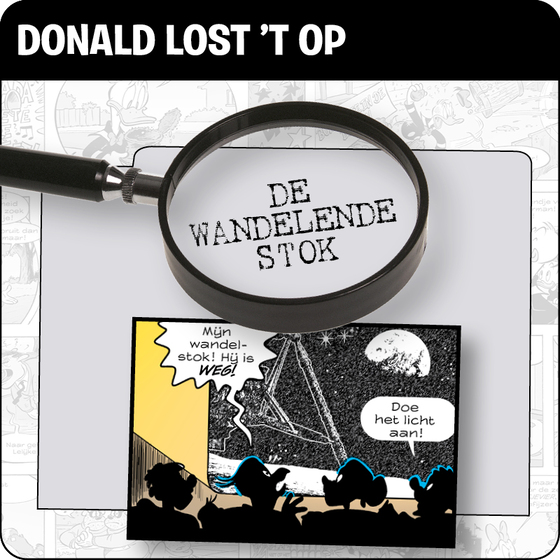 Donald lost 't op