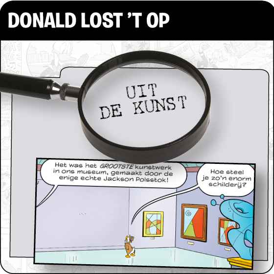 Donald lost 't op