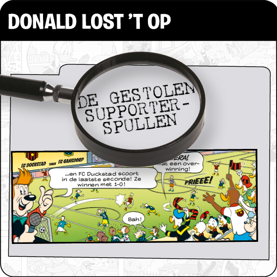 Donald lost 't op