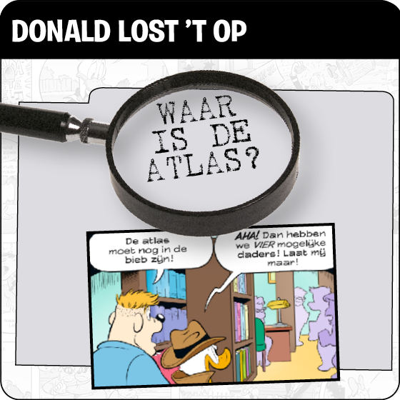 Donald lost 't op