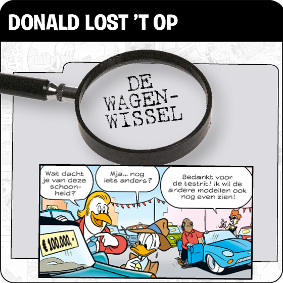 Donald lost 't op