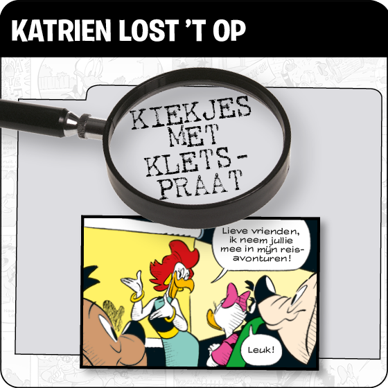 Katrien lost 't op